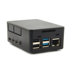HighPi Raspberry Pi Case for Pi4, Black