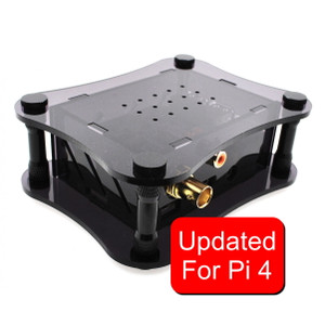 Acrylic Case For RPi 4B + DigiOne - Black