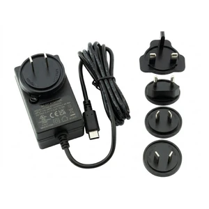USB-C Power Adapter 5V, 3A - International Plugs