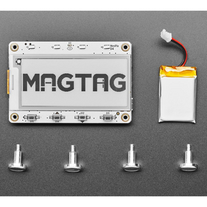 Adafruit MagTag Starter Kit - 2.9" Grayscale E-Ink WiFi Display