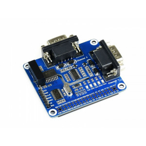 2-Channel Isolated CAN Expansion HAT for Raspberry Pi, Dual Chips