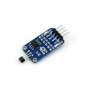 Adjustable-sensitivity Waveshare Hall effect sensor board (LM393 comparator) for Raspberry Pi, Arduino, motor speed & proximity detection