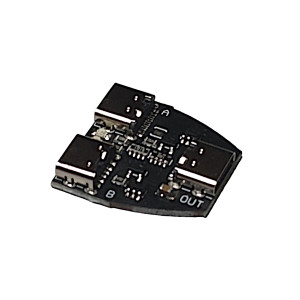 5V USB-C Dual Supply Dual Ideal Diodes board with dual input and output ports for Raspberry Pi