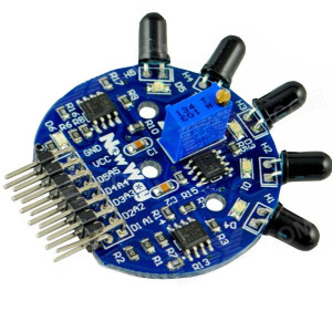5 Way Flame Sensor Module - Digital and Analog Output - For Arduino