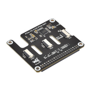 2-Channel PCIe FFC adapter board for Raspberry Pi 5