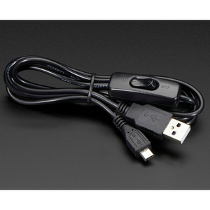 USB Cable with Switch - A/MicroB