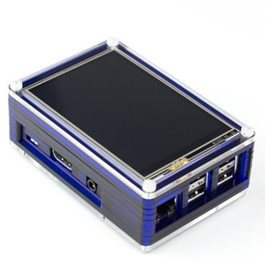 PiTFT Plus Pibow Case Only (for Pi 2, 3B, 3B+)