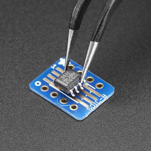 SMT Breakout PCB for SOIC-8, MSOP-8, or TSSOP-8, 6-pack SMT Breakout PCB for SOIC-8, MSOP-8, or TSSOP-8, 6-pack