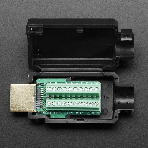 HDMI Plug to Terminal Block Breakout