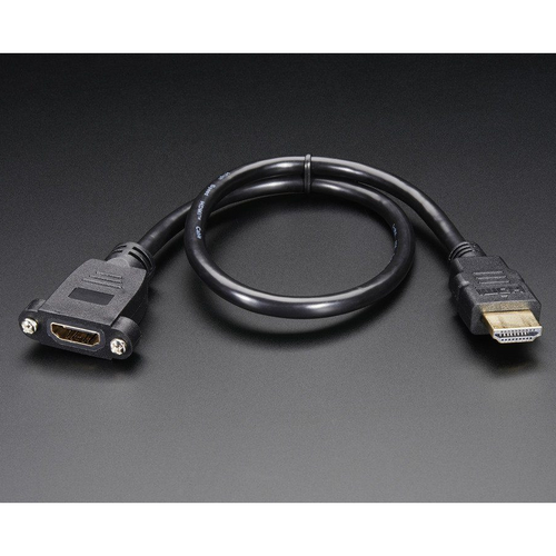 Panel mount HDMI Cable - 40 cm Panel mount HDMI Cable - 40 cm