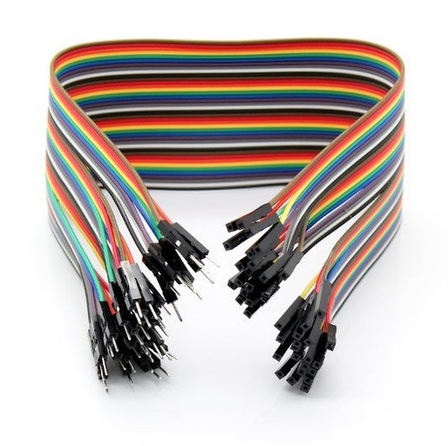 Male to Female Jumper Cable x 40 (20cm) Male to Female Jumper Cable x 40 (20cm)