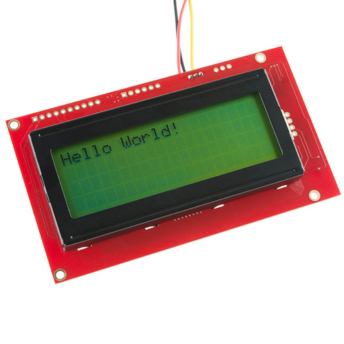 Serial Enabled 20x4 LCD - Black on Green 5V Serial Enabled 20x4 LCD - Black on Green 5V