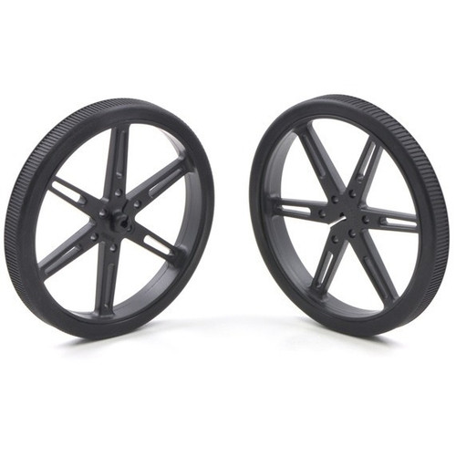 Pololu Wheel 80x10mm Pair - Black Pololu Wheel 80x10mm Pair - Black