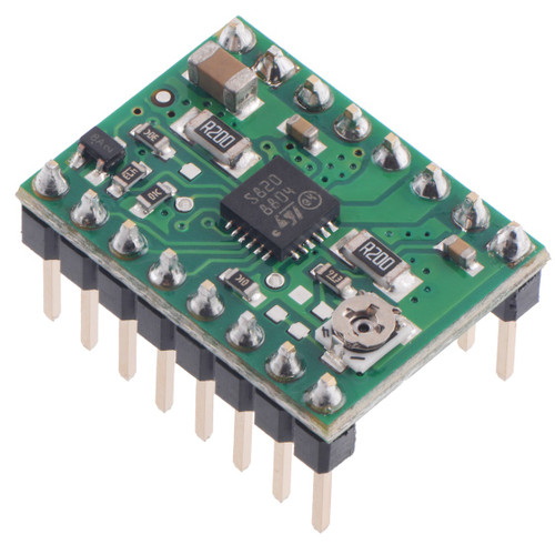 STSPIN820 Stepper Motor Driver Carrier (Connectors Soldered) STSPIN820 Stepper Motor Driver Carrier (Connectors Soldered)