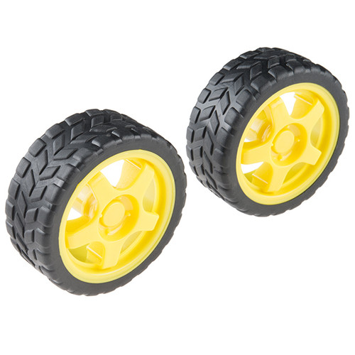 Wheel - 65mm (Rubber Tire, Pair) Wheel - 65mm (Rubber Tire, Pair)