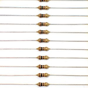 1/4 Watt Resistors Assorted Values (Packs of 10)