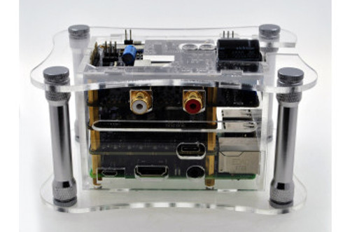 Acrylic Case For RPI + Katana + Isolator - Clear Acrylic Case For RPI + Katana + Isolator - Clear