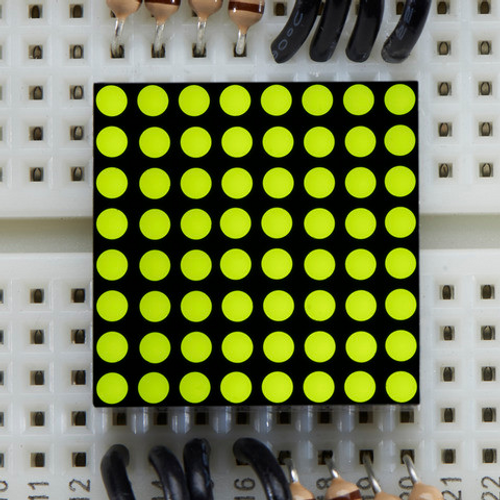 Miniature 8x8 Yellow-Green LED Matrix Miniature 8x8 Yellow-Green LED Matrix