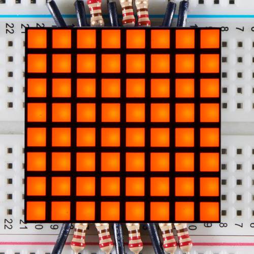 1.2" 8x8 Matrix Square Pixel - Amber 1.2" 8x8 Matrix Square Pixel - Amber