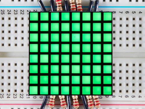 1.2" 8x8 Matrix Square Pixel - Pure Green 1.2" 8x8 Matrix Square Pixel - Pure Green