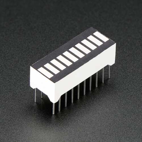 10 Segment Light Bar Graph LED Display - Yellow 10 Segment Light Bar Graph LED Display - Yellow