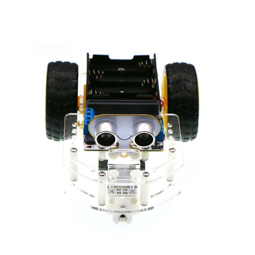 Motor:bit acrylic smart car kit(without micro:bit board) Motor:bit acrylic smart car kit(without micro:bit board)