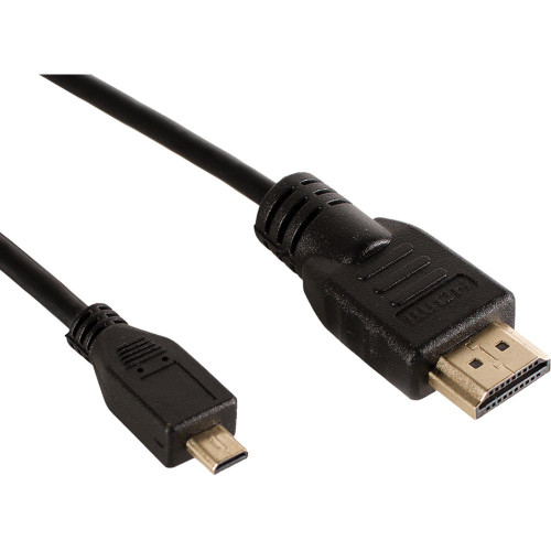 Micro HDMI to HDMI Cable 6ft for Raspberry Pi 5 and Pi 4 Micro HDMI to HDMI Cable 6ft for Raspberry Pi 5 and Pi 4