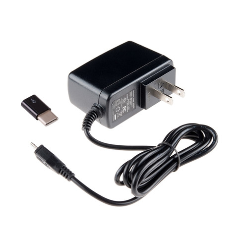 MicroUSB Power Supply with USB-C Adapter MicroUSB Power Supply with USB-C Adapter