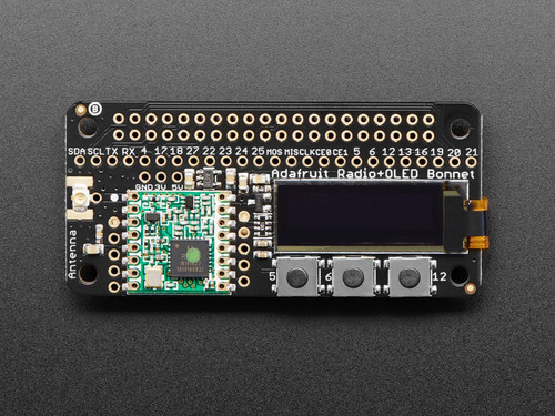 Adafruit LoRa Radio Bonnet with OLED - RFM95W @ 915MHz