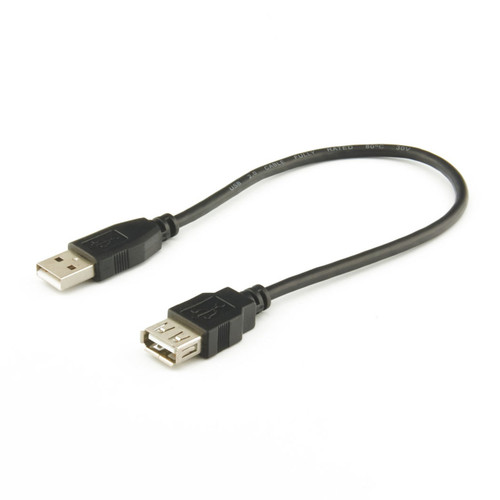 USB 2.0 Extension Cable - A-Male to A-Female, 1ft USB 2.0 Extension Cable - A-Male to A-Female, 1ft