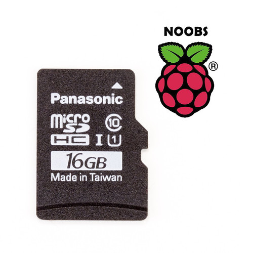 16 GB Micro SD Card Pre-Programmed with NOOBS, Class A1 16 GB Micro SD Card Pre-Programmed with NOOBS, Class A1