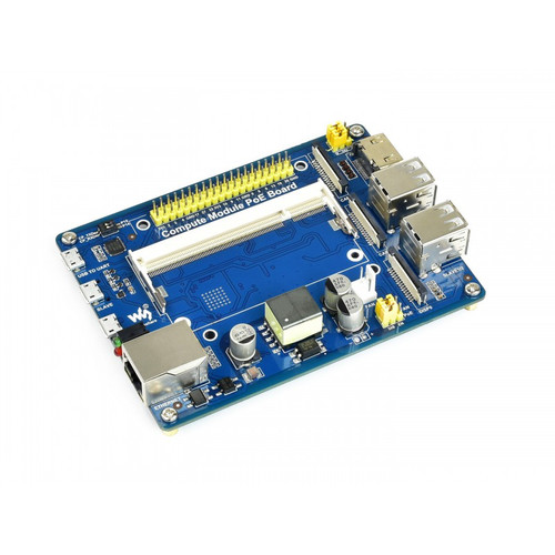 Compute Module IO Board with PoE Feature for CM3/CM3+ Compute Module IO Board with PoE Feature for CM3/CM3+