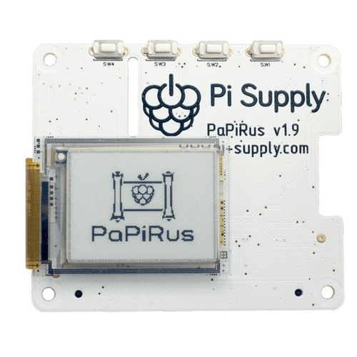 PaPiRus HAT - 1.44" ePaper / eInk Screen HAT for Raspberry Pi PaPiRus HAT - 1.44" ePaper / eInk Screen HAT for Raspberry Pi