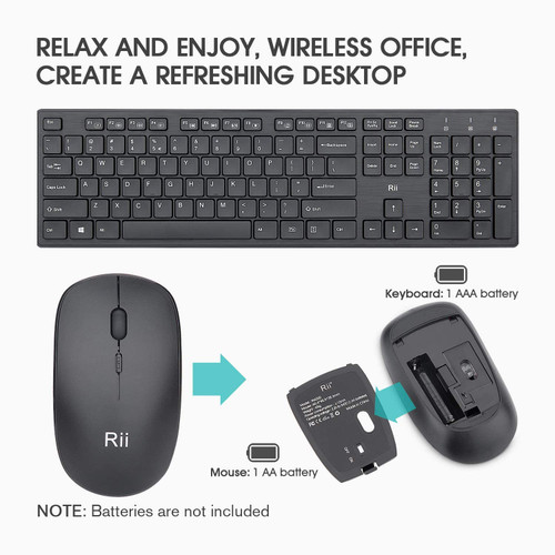 Rii Keyboard and mouse set RK200 US - PiShop.ca