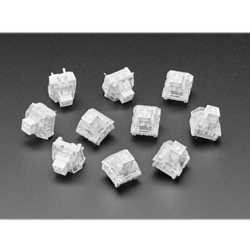 Kailh Mechanical Key Switches - Clicky White - 10 pack - Cherry MX White Compatible Kailh Mechanical Key Switches - Clicky White - 10 pack - Cherry MX White Compatible