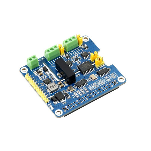 2-Channel Isolated CAN FD Expansion HAT for Raspberry Pi, Multi Protections 2-Channel Isolated CAN FD Expansion HAT for Raspberry Pi, Multi Protections