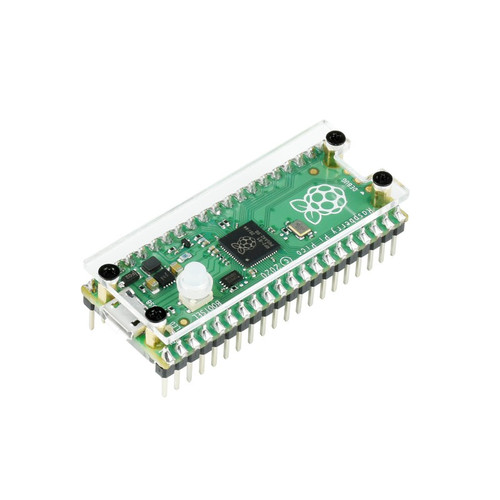 Clear Acrylic Protection Case for Raspberry Pi Pico Clear Acrylic Protection Case for Raspberry Pi Pico