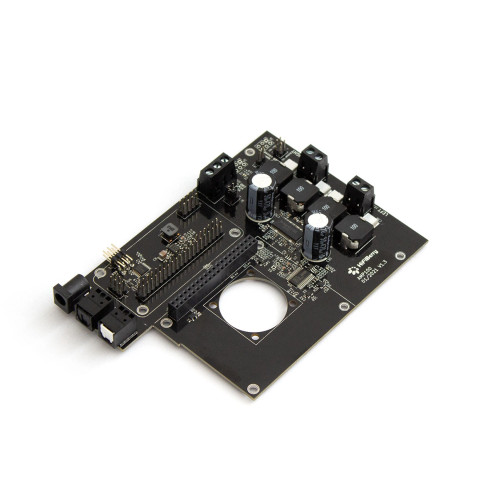 HiFiBerry AMP100 DAC/Amplifier mounted on Raspberry Pi board with 100W Class-D output. HiFiBerry AMP100 DAC/Amplifier mounted on Raspberry Pi board with 100W Class-D output.