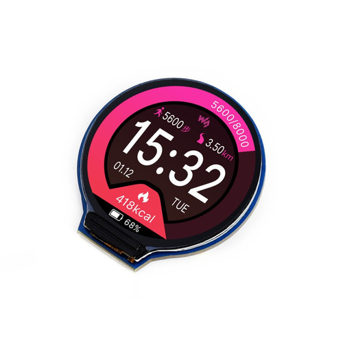 240x240, General 1.28inch Round LCD Display Module, 65K RGB 240x240, General 1.28inch Round LCD Display Module, 65K RGB