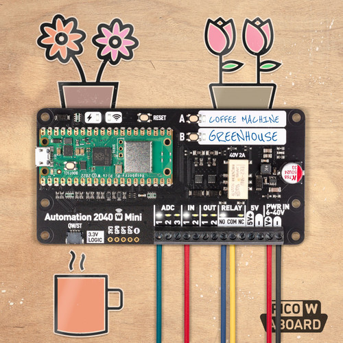 Automation 2040 W Mini (Pico W Aboard) Automation 2040 W Mini (Pico W Aboard)