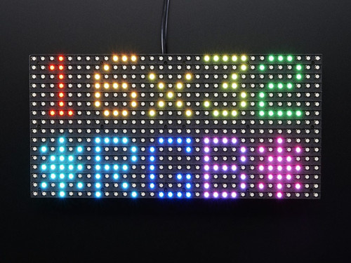 Medium 16x32 RGB LED matrix panel - 6mm Pitch - Product ID: 420 Medium 16x32 RGB LED matrix panel - 6mm Pitch - Product ID: 420