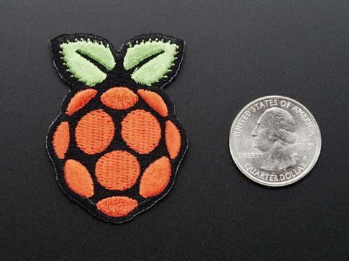 Raspberry Pi - Skill badge, iron-on patch