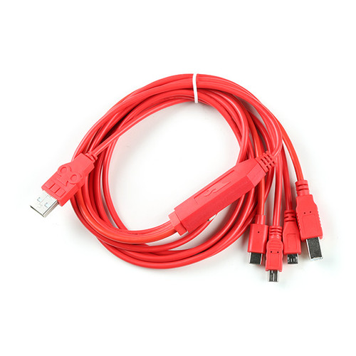 SparkFun 4-in-1 Multi-USB Cable - USB-A Host SparkFun 4-in-1 Multi-USB Cable - USB-A Host