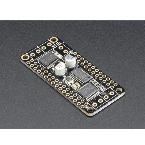 DC Motor + Stepper FeatherWing Add-on For All Feather Boards DC Motor + Stepper FeatherWing Add-on For All Feather Boards