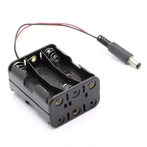 6 x AA Battery Holder (2x3) with 2.1mm DC Connector 6 x AA Battery Holder (2x3) with 2.1mm DC Connector