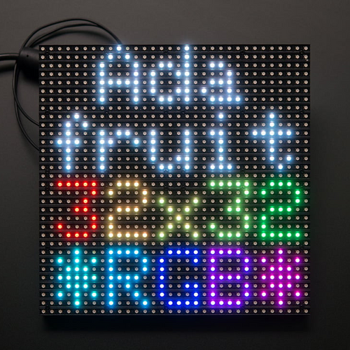 Adafruit 1484 - 32×32 RGB LED Matrix Panel with 6 mm pitch LEDs and chainable IDC ports.
Adafruit 1484 - 32×32 RGB LED Matrix Panel with 6 mm pitch LEDs and chainable IDC ports.