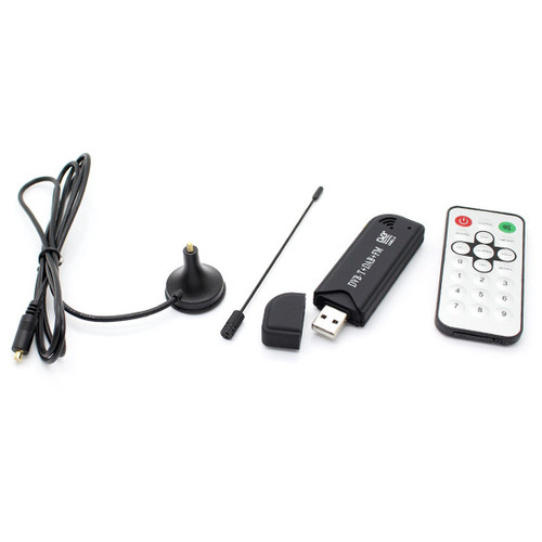 DVB-T Digital Receiver USB Dongle w/ FM / Remote Control / Antenna