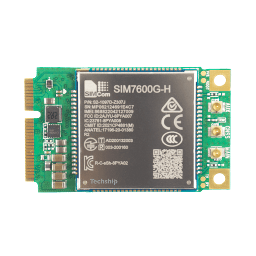 SIMCom SIM7600G-H R2 LTE Cat-4 mPCIe SIMCom SIM7600G-H R2 LTE Cat-4 mPCIe