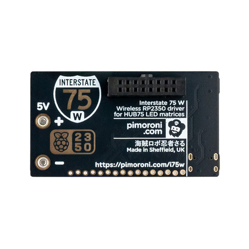 Interstate 75 W (RP2350) - RGB LED Matrix Driver - Board Only PIM727 Interstate 75 W (RP2350) - RGB LED Matrix Driver - Board Only PIM727