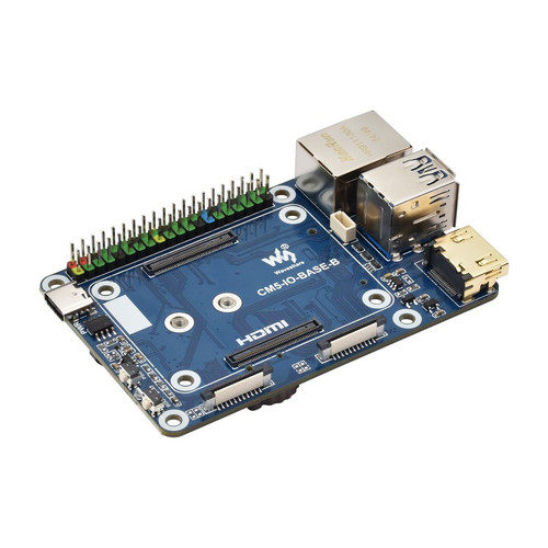 Waveshare 30703 Mini Base Board (B) designed for Raspberry Pi CM5 - CM5-IO-BASE-B Waveshare 30703 Mini Base Board (B) designed for Raspberry Pi CM5 - CM5-IO-BASE-B